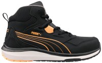632940 Puma Stepper Black-Peach Mid S3S ESD HRO SR